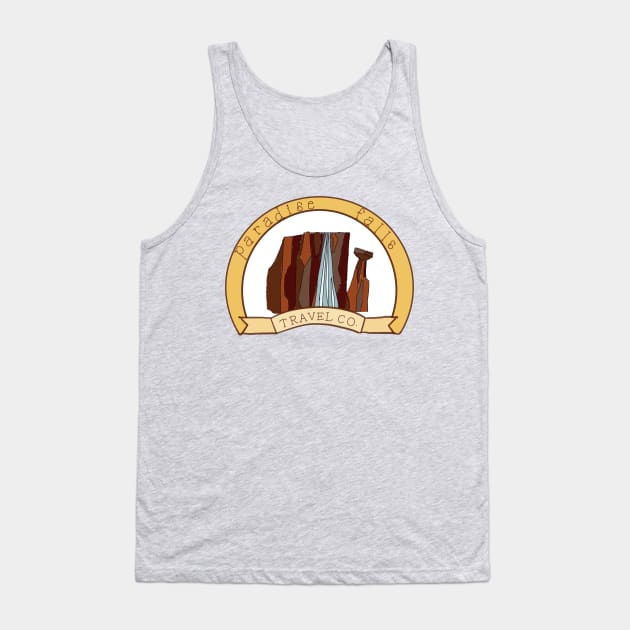 Paradise Falls Travel Co. Tank Top by FrecklefaceStace